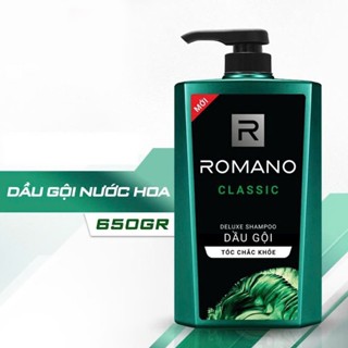 1 CHAI DẦU GỘI CHO NAM ROMANO CLASSIC TÓC CHẮC KHỎE 650G - HÀNG VIỆT NAM