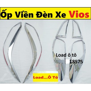 ỐP VIỀN ĐÈN PHA HẬU VIOS 2023-2019, VIỀN ĐÈN TRƯỚC SAU VIOS 2019 - 2023 Load Ô tô