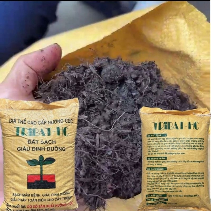 1kg Đất tribat trồng cây (bán theo kg) [ Sale ]