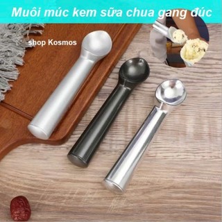 Cây uỗng múc kem sữa chua trân châu gang đúc