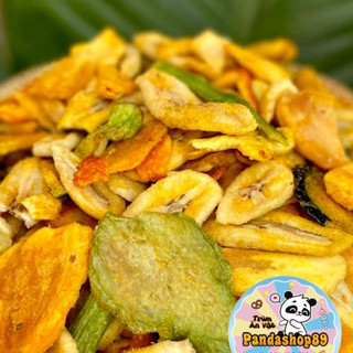 Trái cây thập cẩm sấy, mít sấy giòn nguyên cánh Đà Lạt