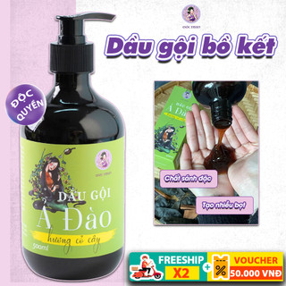 Dầu gội bồ kết Ả Đào - Giảm rụng tóc, giảm gàu, giảm ngứa, chắc khỏe chân tóc MỘC NHAN 500ml