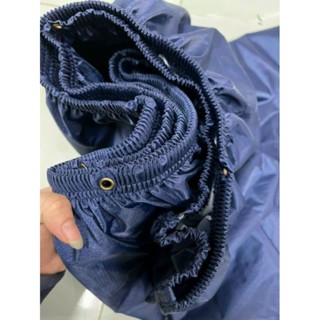 Túi trùm vệ sinh máy lạnh vải bạt tổ ong màu xanh đen [giá xưởng]