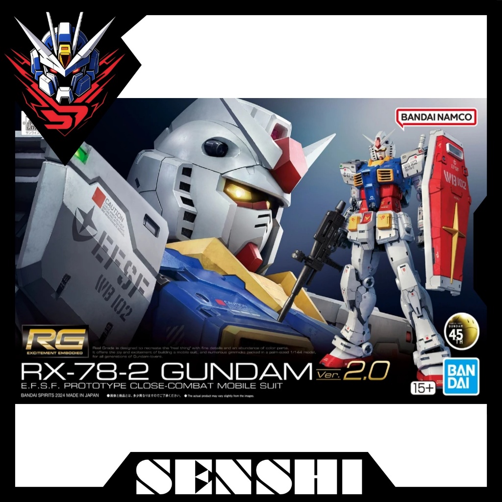 Mô hình lắp ráp RG RX-78-2 Gundam (Ver. 2.0)