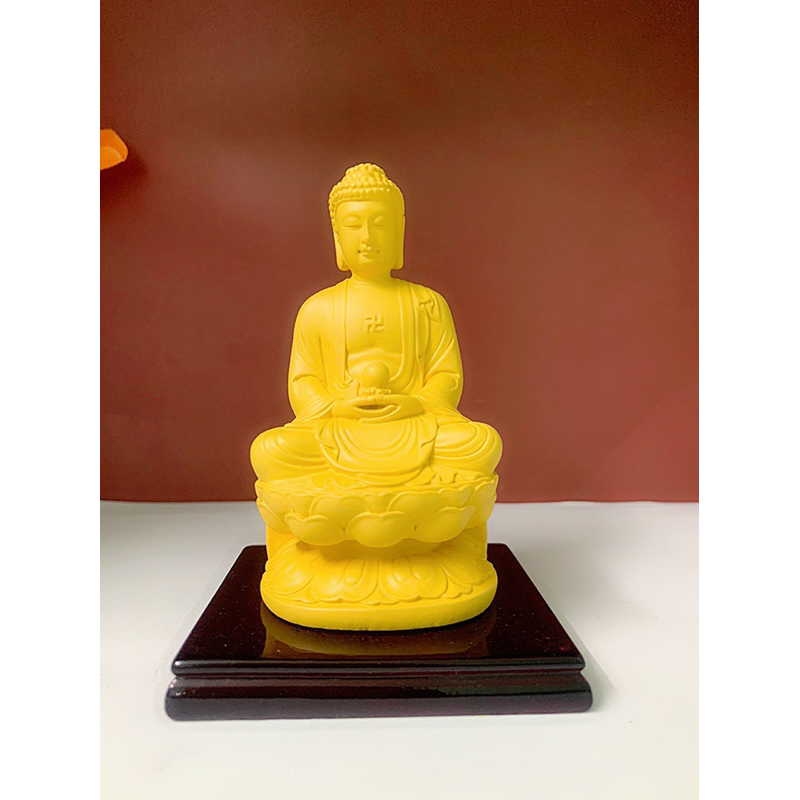 Tượng A Di Đà vàng cao 11 cm