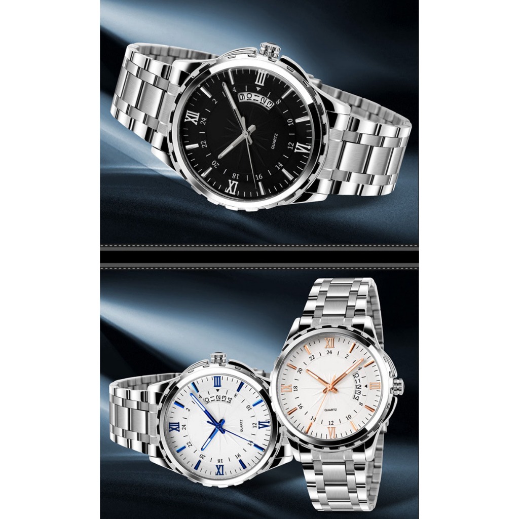 Mô tả sản phẩm Đồng hồ nam 688 dây thép không gỉ cao cấp (chọn màu) | BigBuy360 - bigbuy360.vn
