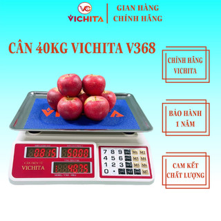 Cân điện tử 40kg/5g VICHITA V368 - Cân có chức năng tính giá tiền tiện dụng bán hàng thực phẩm rau củ quả