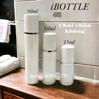 Chai xịt giọt chân không trắng sữa 15ml -30ml -50ml