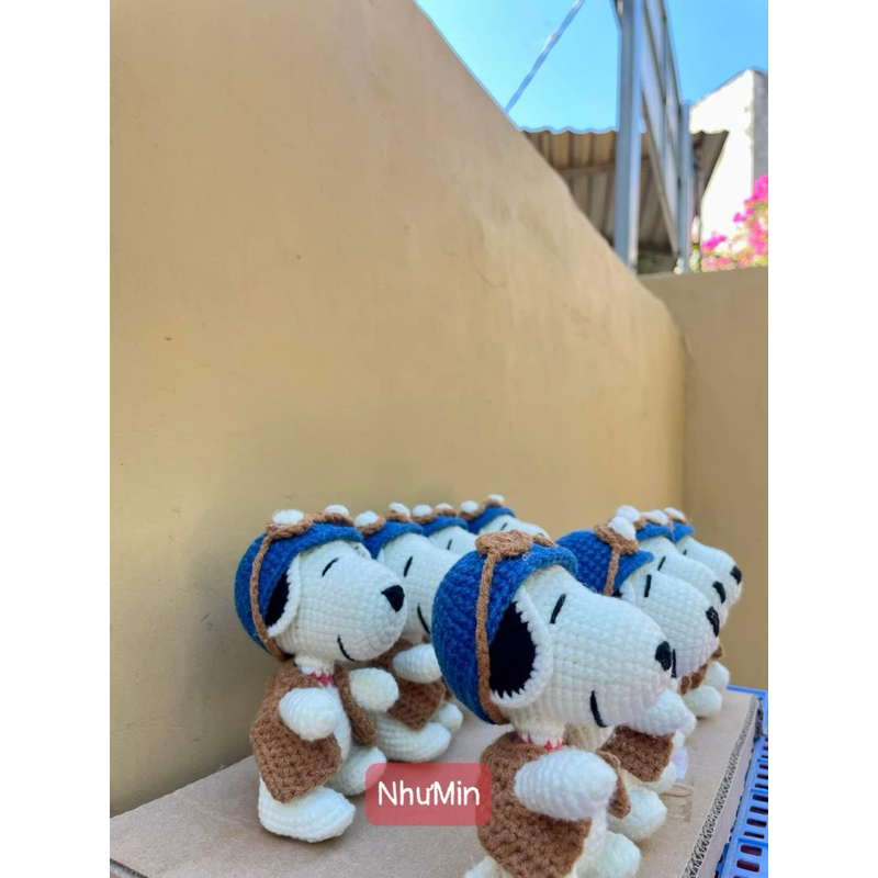 Chó Snoopy bằng len