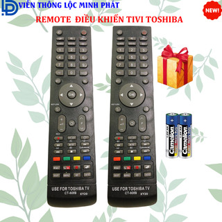Remote điều khiển tivi Toshiba CT-8068, điều khiển TV Toshiba dòng LED/LCD - Tặng kèm pin