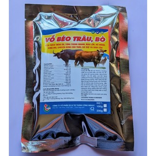 1 GÓI 200G CHUYÊN DÙNG ĐỂ VỖ BÉO TRÂU, BÒ, CHÓ, MÈO