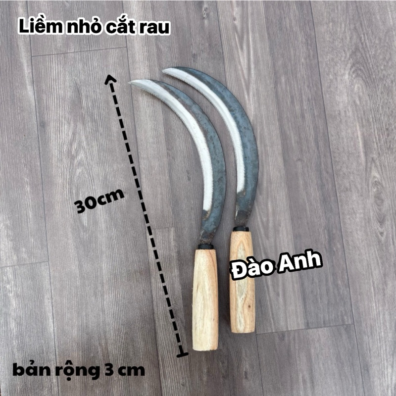 liềm nhỏ cắt lúa cắt rau