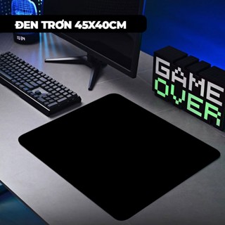 Lót Chuột Gaming FPS Kích Thước 45x40cm Nhiều Màu Trơn Basic, Pad Chuột Gaming Chống Trơn Trượt