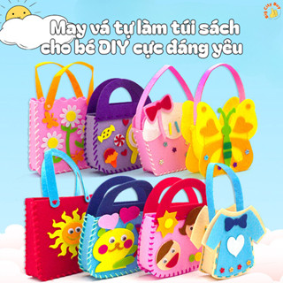 [RẺ VÔ ĐỊCH] Set 3 Bộ May Vá Túi Sách Tự Làm Cho Bé DIY