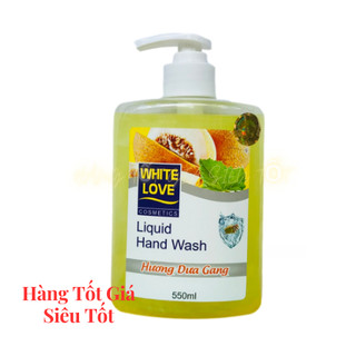 Nước rửa tay cao cấp white love 550ml- chai vuông