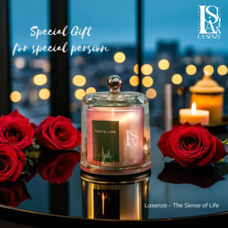 Nến Thơm Tinh Dầu Hũ Pha Lê Cao Cấp Taste Life Home Decoration Set Quà Tặng