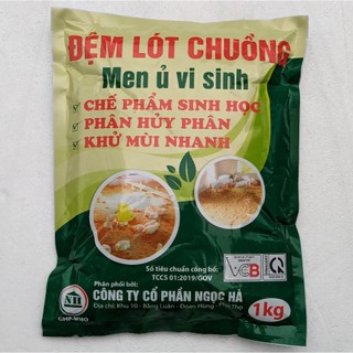 1 kg Đệm lót chuồng, men ủ vi sinh, chế phẩm sinh học, phân hủy phân khử mùi nhanh