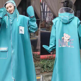 Áo mưa thời trang gấu Nice - Áo mưa in hình gấu có khoá kéo tiện lợi -Áo mưa cứ phải rộng rãi
