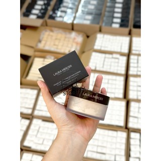 (Không kèm bông phấn) Phấn Phủ Không Màu Dạng Bột Laura Mercier Loose Setting Powder date 12/25