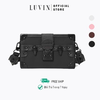 Túi Đeo Vai Sang Trọng LUVIN, Thiết Kế Đứng Forrm Cứng Cáp, Thiết Kế Phong Các Hàn Quốc
