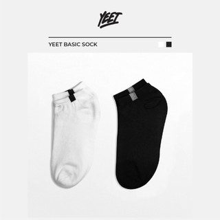 Tất vớ yeet unisex đen/trắng local brand