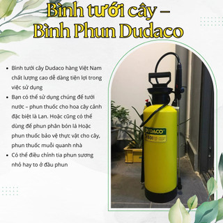 Bình phun Dudaco 2 lít dùng phun xịt chăm sóc cây (Vườn Sài Gòn - Vuon Sai Gon)