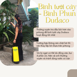 Bình phun Dudaco 2 lít dùng phun xịt chăm sóc cây (Vườn Sài Gòn - Vuon Sai Gon)
