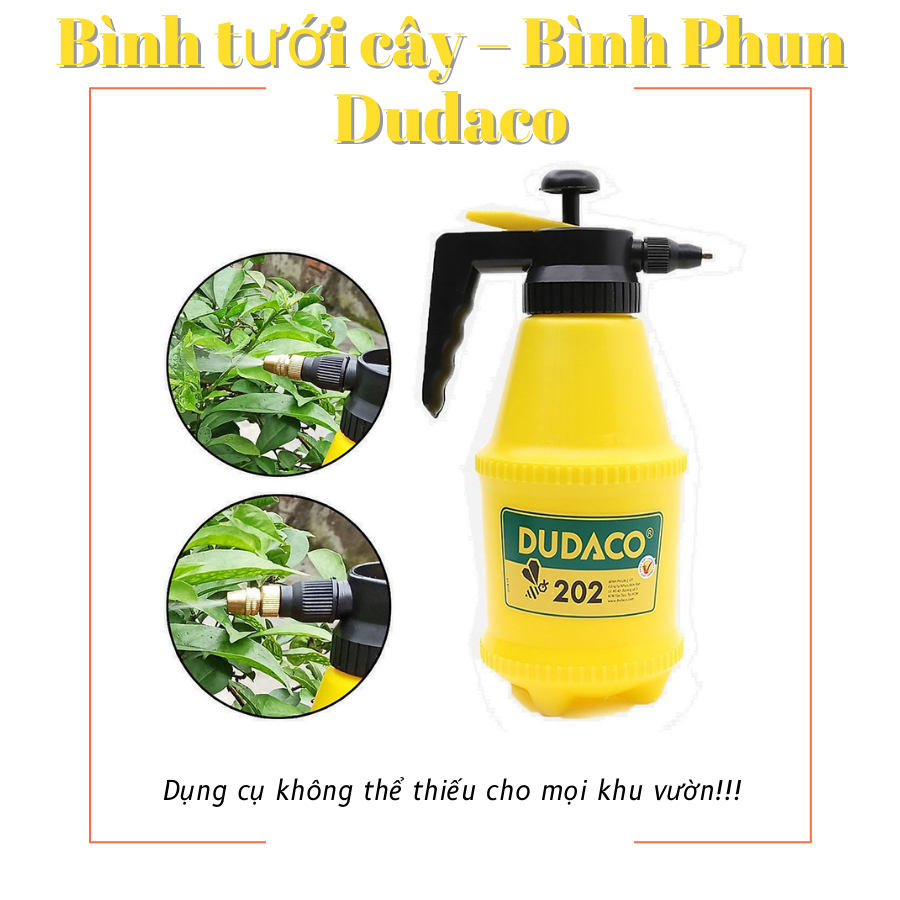 Bình phun Dudaco 2 lít dùng phun xịt chăm sóc cây (Vườn Sài Gòn - Vuon Sai Gon)