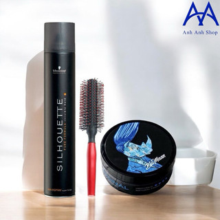 Combo gôm silhoutte 420ml và sáp blumaan tê giác 74ml