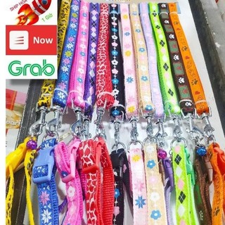 Dây dắt chó, mèo cổ tròn kèm chuông nhiều mầu cực xinh!!!