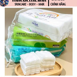 Bông tẩy trang Lily Bell 222 miếng