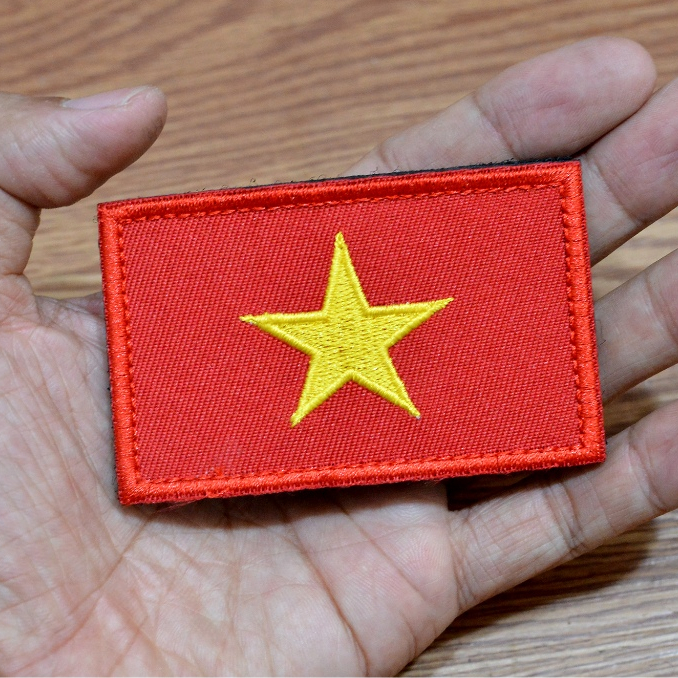 Patch dán velcro cờ các nước