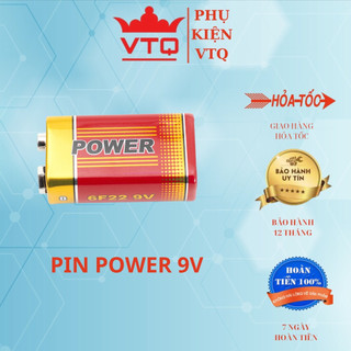 Pin 9V POWER dùng cho bộ test mạng, mic hát...cực bền,giá rẻ.shopphukienvtq