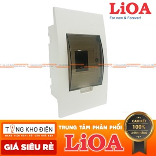 Tủ điện LiOA đế nhựa dùng cho MCB, MCCB, RCBO chứa 2 đến 4 aptomat (SE4FC2/4LA)