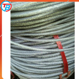 Dây cáp lụa bọc nhựa phi 3-4-5-6mm(tính theo mét)