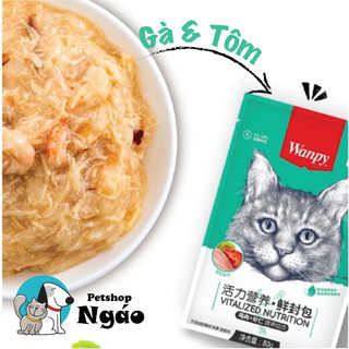 [ Combo 24 , 48 gói ] Pate cho giành cho mèo Wanpy 80g __ => PATE WANPY <=