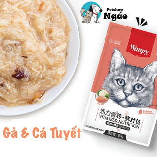 [ Combo 24 , 48 gói ] Pate cho giành cho mèo Wanpy 80g __ => PATE WANPY <=