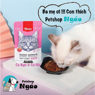[ Combo 24 , 48 gói ] Pate cho giành cho mèo Wanpy 80g __ => PATE WANPY <=