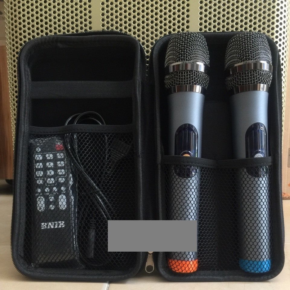 Hộp bảo vệ micro karaoke, túi đựng mic karaoke không dây, chống sước bảo vệ mic hát