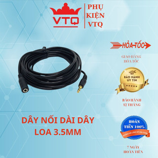 Dây nối dài dây loa jack 3.5 chiều dài 1.5m, 3m, 5m hàng chất lượng giá tốt.shopphukienvtq