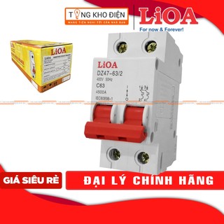 Cầu dao tự động MCB (APTOMAT) 2 cực LiOA dòng cắt 4,5KA