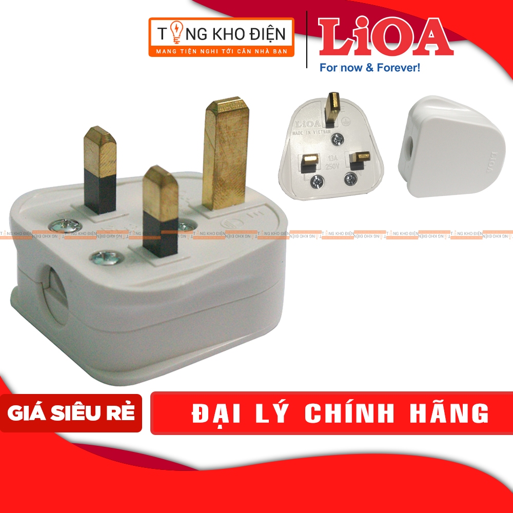 Phích cắm tiêu chuẩn châu Âu Φ5, có cực nối đất LiOA