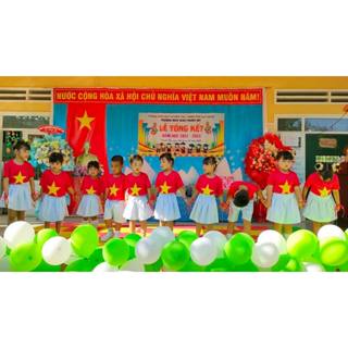 Quần Váy Trắng Vải Kaki Cho Bé Múa áo cờ Đỏ Sao Vàng - Đồng phục VĨNH PHÁT