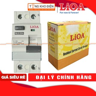 Cầu dao chống giật (APTOMAT) LIOA dòng rò 30 mA, loại 2 cực (cầu dao chống dòng rò)