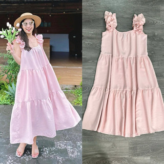 HIPU.VNXK - Đầm Hd babydoll dây viền bèo.