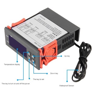 [ STC-1000 ] Bộ Điều Khiển, Khống chế Nhiệt Độ,  Đóng Ngắt Relay 220VAC 12VDC