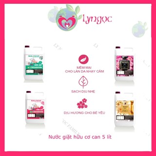 Nước giặt hữu cơ MasClean - can 5L tiết kiệm