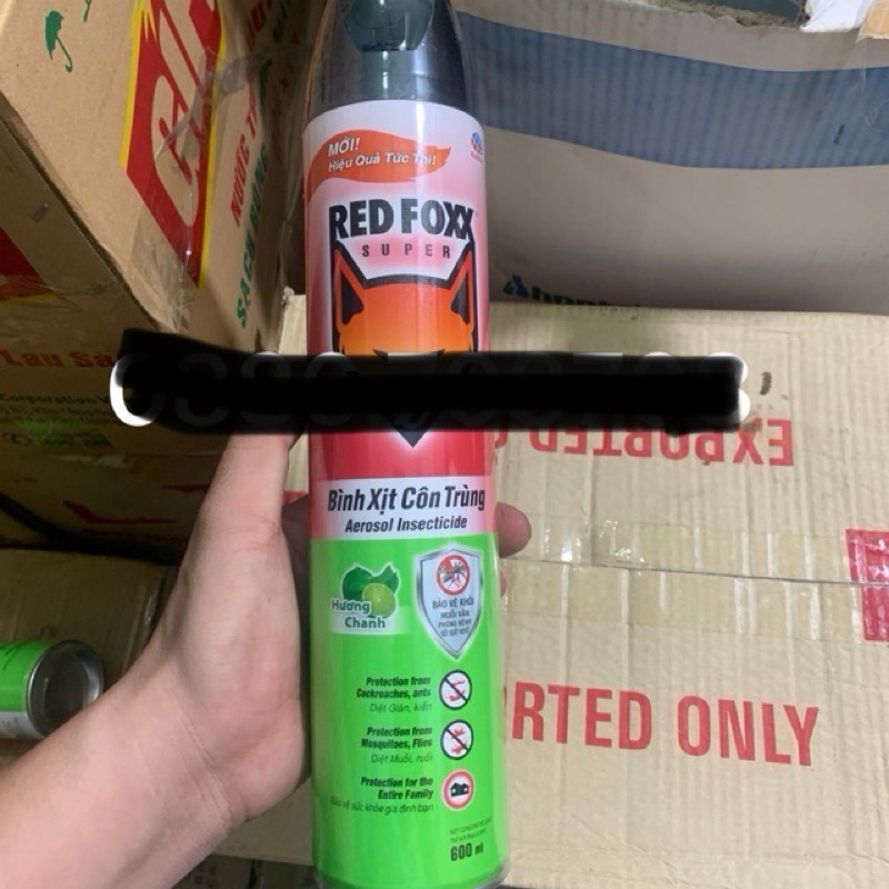 Bình diệt côn trùng Red foxx 600 mL(mùi ngẫu nhiên)