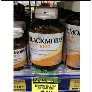 (Đủ bill) Viên uống bổ sung vitamin C, Blackmores Bio C 1000mg 150 viên