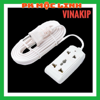 Ổ cắm điện liền dây du lịch đa năng 2 lỗ 2 chạc và 3 chạc - 2m 3m mét 2200W 10A 250V S11⚡️CHÍNH HÃNG VINAKIP⚡️